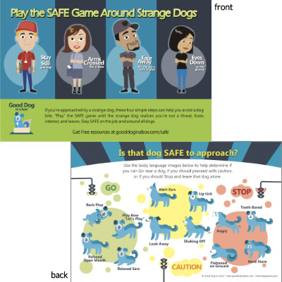 Delivery Industry Dog Bite Prevention Postcard