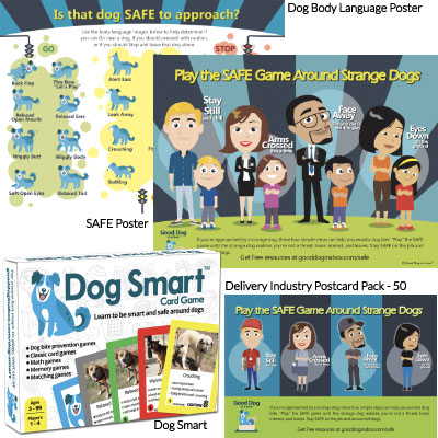 Delivery Shipping Industry Dog Safety Poster Pack
