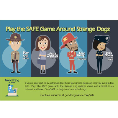 Public Servants Dog Bite Prevention Card Front