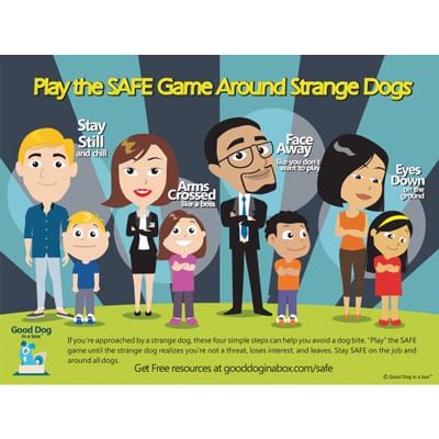 SAFE Dog Bite Prevention Poster 18x24